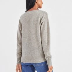 White + Warren Cashmere V Neck