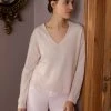 White + Warren Cashmere Relaxed V Neck Almost Gone