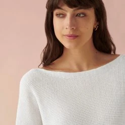 White + Warren Linen Off Shoulder Tee Best-Sellers