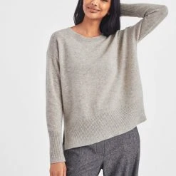 White + Warren Cashmere Relaxed Crewneck