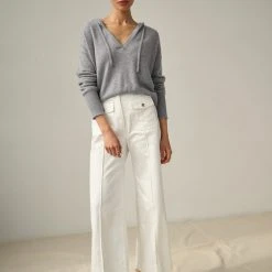 White + Warren Sweaters Cashmere Hoodie