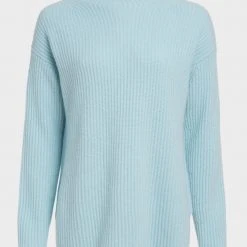 White + Warren Recycled Cashmere Ribbed Standneck Almost Gone