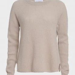 White + Warren Sweaters Recycled Cashmere Ribbed Crewneck