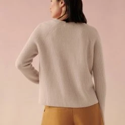 White + Warren Sweaters Recycled Cashmere Ribbed Crewneck