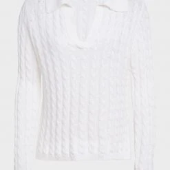 White + Warren Linen Cable Polo Vacation Wardrobe