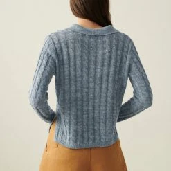 White + Warren Linen Cable Polo Vacation Wardrobe