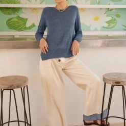 White + Warren Linen Easy Crewneck Vacation Wardrobe