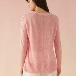 White + Warren Vacation Wardrobe Linen Easy Crewneck