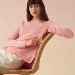 White + Warren Vacation Wardrobe Linen Easy Crewneck