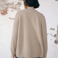 White + Warren Cardigans Recycled Cashmere Ribbed Open Cardigan