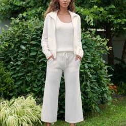 White + Warren Cashmere Ribbed Tank Tops + Tees