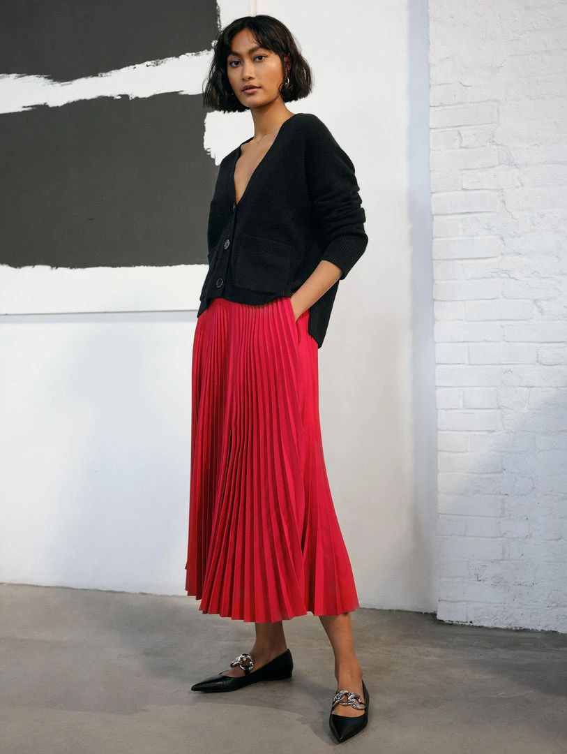 White + Warren Cardigans Cashmere Cropped V Neck Cardigan