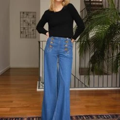 White + Warren Cotton Shrunken Thermal Crewneck Sweaters