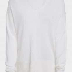 White + Warren Linen Easy V Neck Best-Sellers