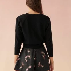 White + Warren Vacation Wardrobe Linen Blend Shrunken Cardigan