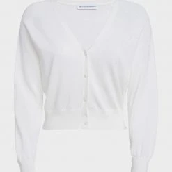 White + Warren Linen Blend Shrunken Cardigan Best-Sellers