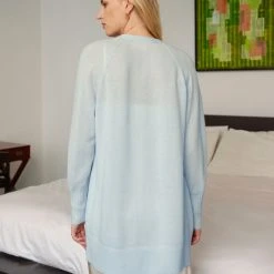 White + Warren Cardigans Cashmere Patch Pocket Open Cardigan