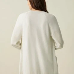 White + Warren Cashmere Patch Pocket Open Cardigan Cardigans