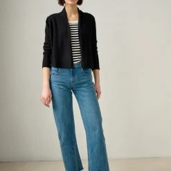 White + Warren Best-Sellers Essential Cashmere Cropped Trapeze