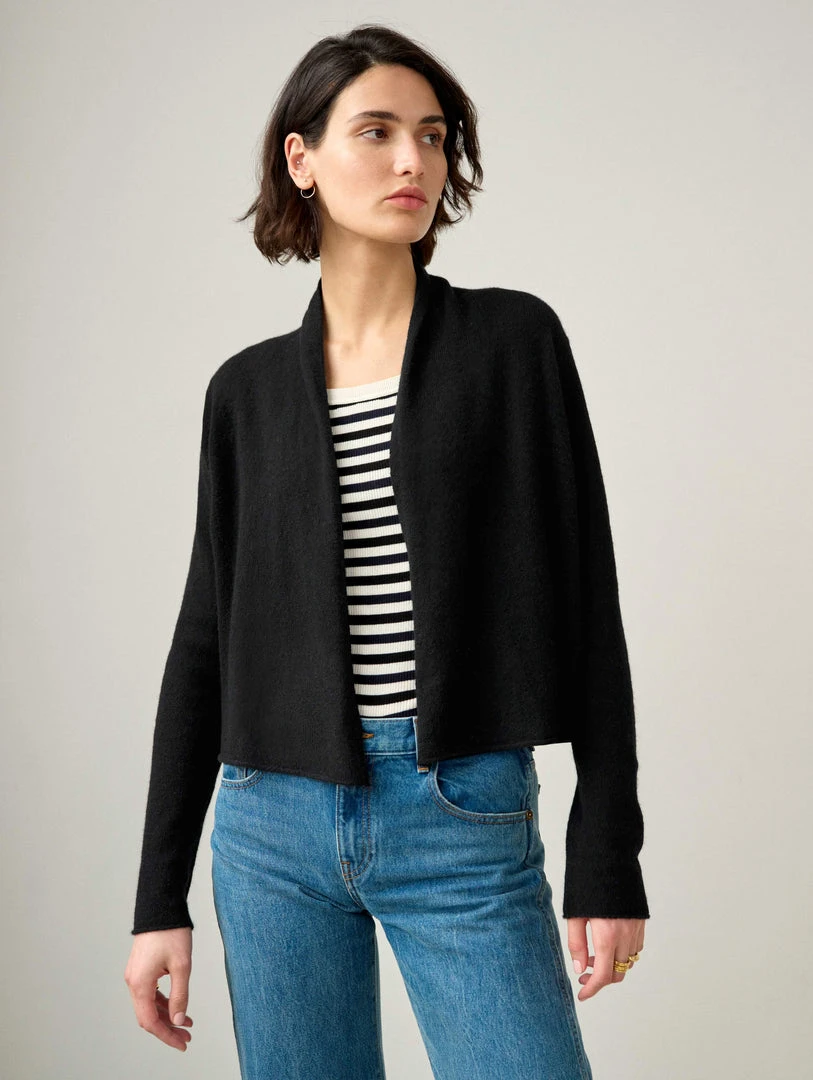 White + Warren Best-Sellers Essential Cashmere Cropped Trapeze