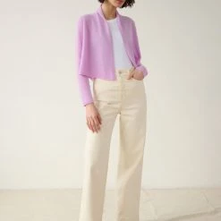 White + Warren Essential Cashmere Cropped Trapeze Summer Staples