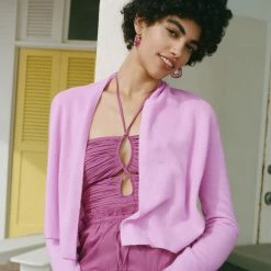 White + Warren Essential Cashmere Cropped Trapeze Summer Staples