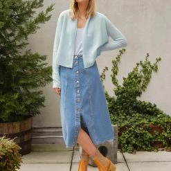 White + Warren Almost Gone Essential Cashmere Cropped Trapeze