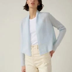 White + Warren Essential Cashmere Cropped Trapeze