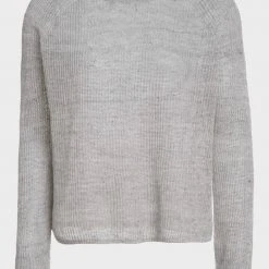 White + Warren Linen Ribbed Crewneck