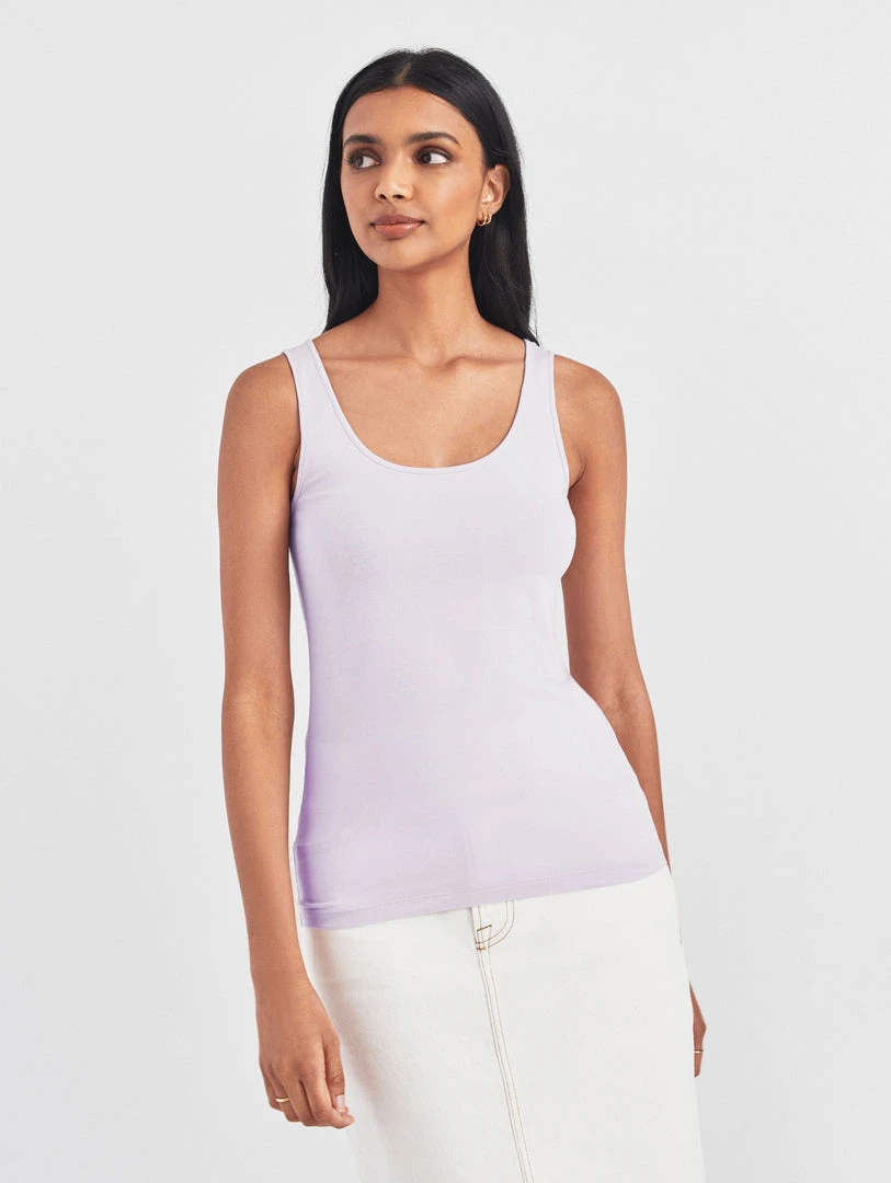 White + Warren Cotton Modal Tank Top