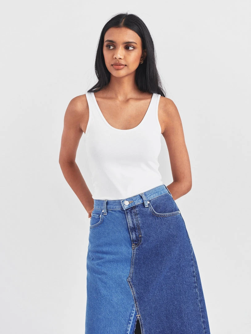 White + Warren Tops + Tees Cotton Modal Tank Top