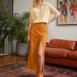 White + Warren Cashmere Polo Top