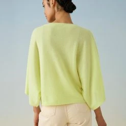 White + Warren Cashmere Draped Top