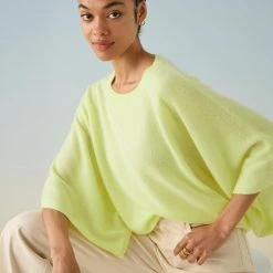White + Warren Cashmere Draped Top