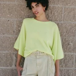 White + Warren Cashmere Draped Top