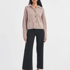 White + Warren Luxe Cashmere Collared Jacket