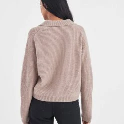 White + Warren Luxe Cashmere Collared Jacket