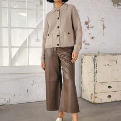 White + Warren Luxe Cashmere Collared Jacket