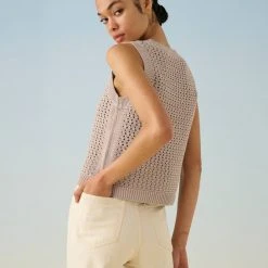 White + Warren Best-Sellers Cotton Mesh Tank