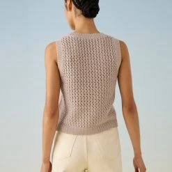 White + Warren Best-Sellers Cotton Mesh Tank