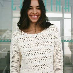 White + Warren Cotton Hand Crochet Top Best-Sellers