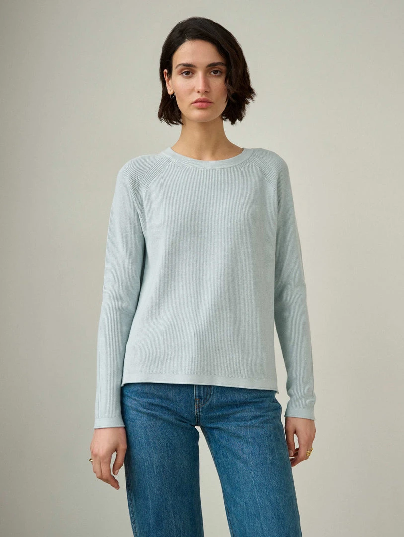 White + Warren Cotton Silk Ribbed Crewneck Best-Sellers