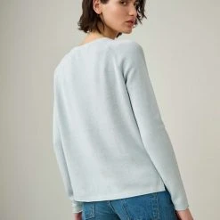 White + Warren Cotton Silk Ribbed Crewneck Best-Sellers