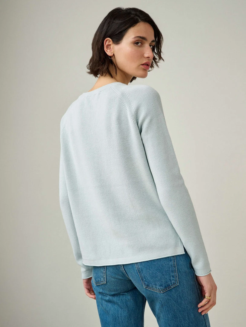 White + Warren Cotton Silk Ribbed Crewneck Best-Sellers
