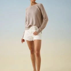 White + Warren Cotton Silk Ribbed Crewneck Best-Sellers