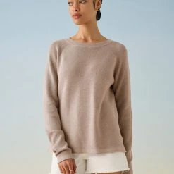 White + Warren Cotton Silk Ribbed Crewneck Best-Sellers