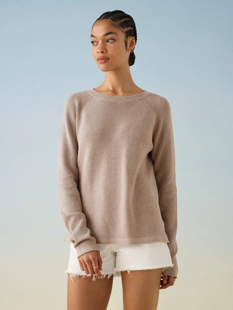 White + Warren Cotton Silk Ribbed Crewneck Best-Sellers