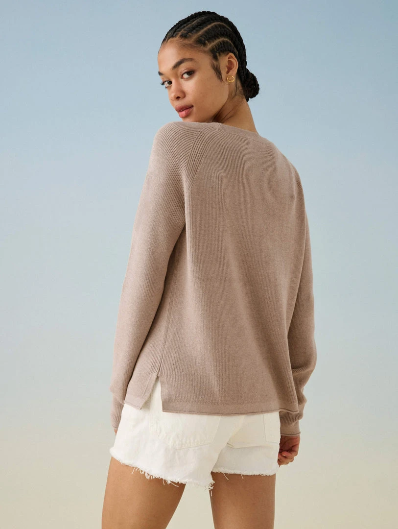 White + Warren Cotton Silk Ribbed Crewneck Best-Sellers