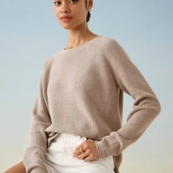White + Warren Cotton Silk Ribbed Crewneck Best-Sellers