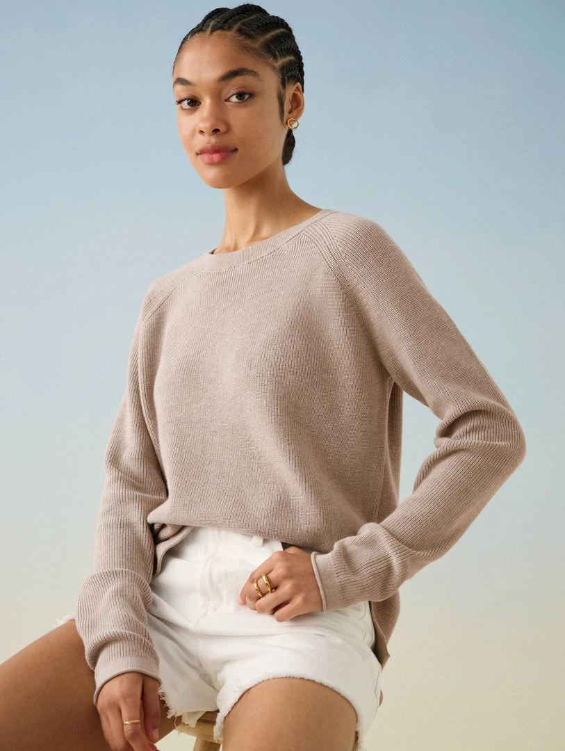 White + Warren Cotton Silk Ribbed Crewneck Best-Sellers